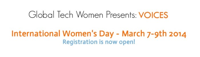 Logo for Global Tech Women Voices Conference