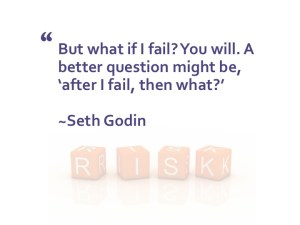 Seth Godin quote on failure