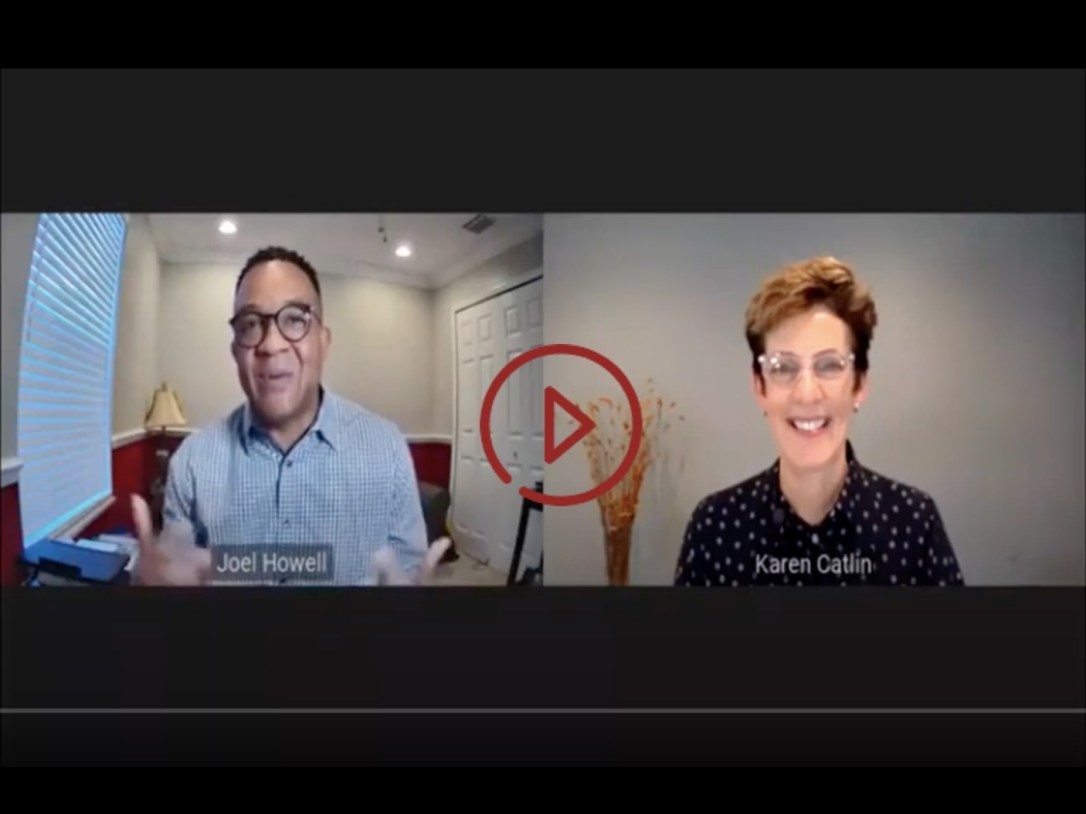 Catlin speaking virtually with Joel Howell at PriceWaterhouseCoopers