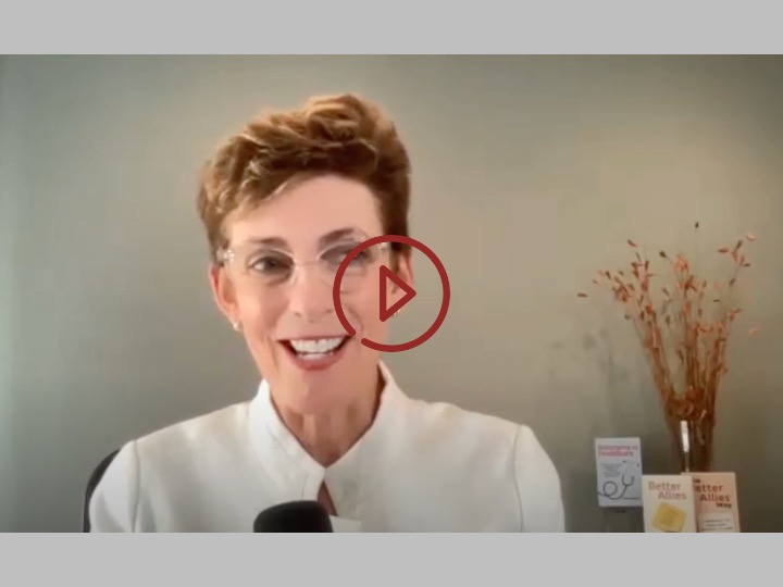 Catlin speaking virtually with Dr. Erica Taylor at a webinar hosted by the Orthopaedic Diversity Leadership Consortium.